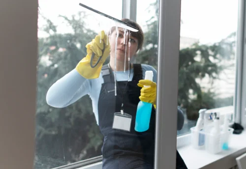 Nettoyage de vitres intérieures et extérieures à Banvou